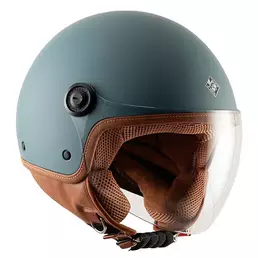 TUCANO URBANO El´Jettin 6.0 jethelm Matt Petrol Blue