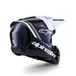 Alpinestars Sm3 Radium Мотошлем Black White Grey Черный