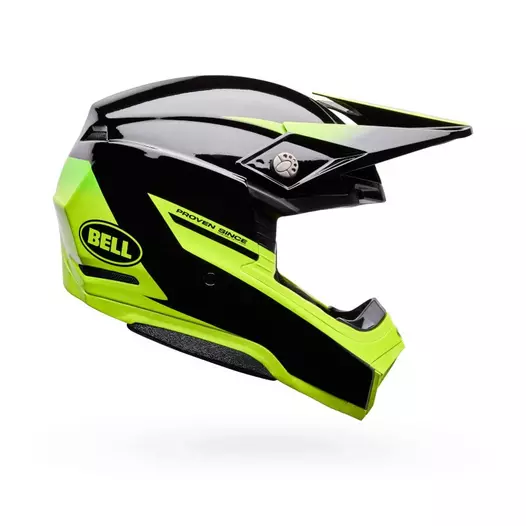 Bell Moto-10 Mips Fade Мотошлем Black Yellow