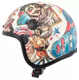 Retro Circus Beige, Blue, Black