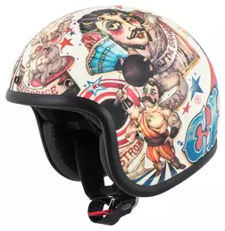 Retro Circus Beige, Blue, Black