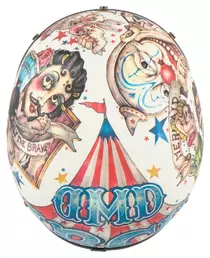 Retro Circus Beige, Blue, Black