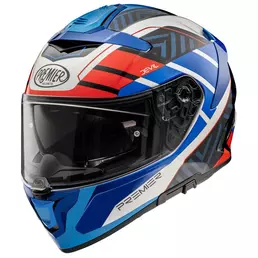 Premier Devil Sz 13 Мотошлем Blue White Red Синий