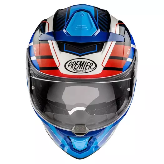 Premier Devil Sz 13 Мотошлем Blue White Red Синий
