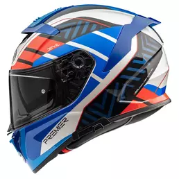 Premier Devil Sz 13 Мотошлем Blue White Red Синий