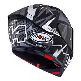 Suomy Track-1 Sam Lowes Replica 2025 Мотошлем Black Matt Черный