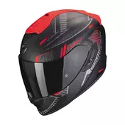 Scorpion Exo 1400 Evo Air Shell Black Matt Red Красный