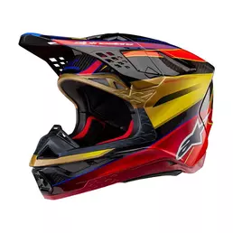 Alpinestars Supertech M10 2206 Era Мотошлем Gold Red Красный