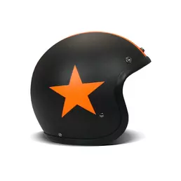 Dmd Jet Retro Мотошлем Star Orange Оранжевый