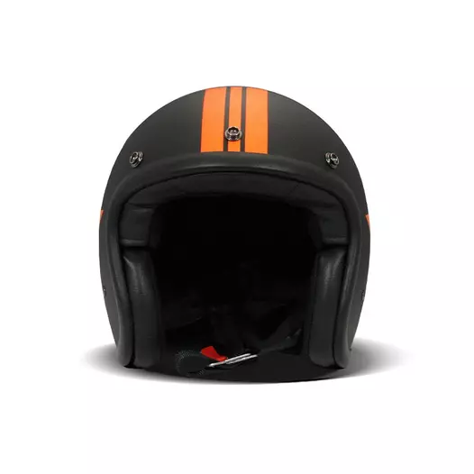 Dmd Jet Retro Мотошлем Star Orange Оранжевый