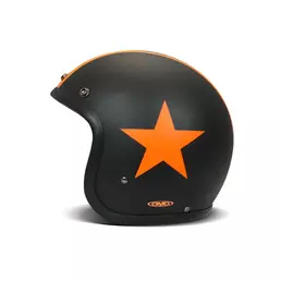 Dmd Jet Retro Мотошлем Star Orange Оранжевый