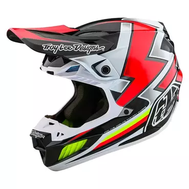 Troy Lee Designs Se5 Carbon Ever Мотошлем Red Красный