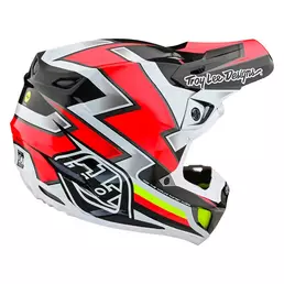 Troy Lee Designs Se5 Carbon Ever Мотошлем Red Красный