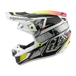 Troy Lee Designs Se5 Carbon Lined Up Мотошлем White Белый