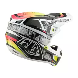 Troy Lee Designs Se5 Carbon Lined Up Мотошлем White Белый