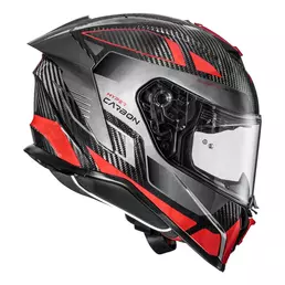 Premier Hyper Carbon 22.06 Tk 2 Мотошлем Black Red Красный