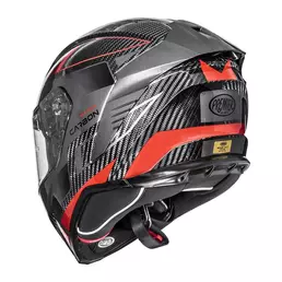 Premier Hyper Carbon 22.06 Tk 2 Мотошлем Black Red Красный