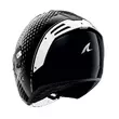 Shark Rs Jet Stride Мотошлем Black White Белый