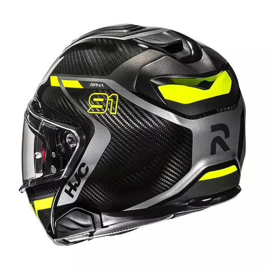Hjc Rpha 91 Carbon Lagos Мотошлем Yellow Желтый