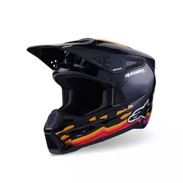Alpinestars Sm3 Force Мотошлем Black Glossy Черный (размер: xs)