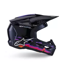 Alpinestars Sm3 Force Мотошлем Black Glossy Черный
