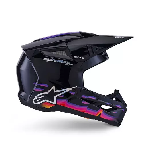 Alpinestars Sm3 Force Мотошлем Black Glossy Черный