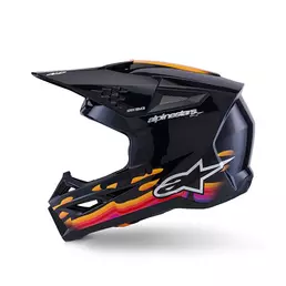 Alpinestars Sm3 Force Мотошлем Black Glossy Черный