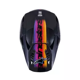 Alpinestars Sm3 Force Мотошлем Black Glossy Черный