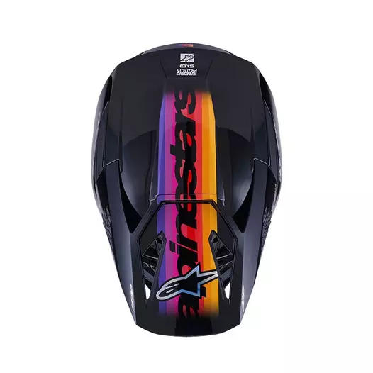 Alpinestars Sm3 Force Мотошлем Black Glossy Черный