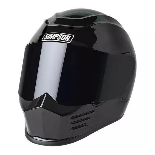 Simpson Speed 2206 Мотошлем Black Gloss Черный (размер: xs)