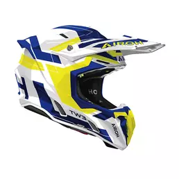 Airoh Twist 3 Dinasty Мотошлем Blue Yellow Желтый