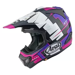 Arai Mx-v Evo Battle Мотошлем Purple Фиолетовый