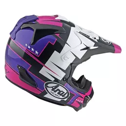 Arai Mx-v Evo Battle Мотошлем Purple Фиолетовый