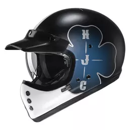 Hjc V60 Ofera Мотошлем Blue Black Синий