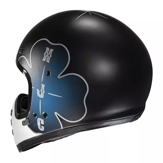 Hjc V60 Ofera Мотошлем Blue Black Синий
