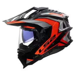 LS2 MX701 Explorer Carbon Frontier II integralhelm Оранжевый (размер: s)
