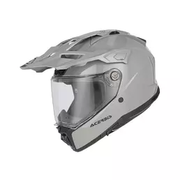 Acerbis Attack Мотошлем Grey Gloss Серый