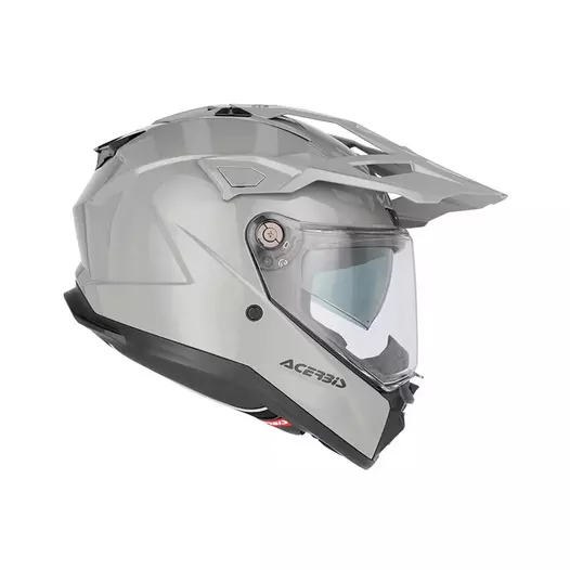 Acerbis Attack Мотошлем Grey Gloss Серый
