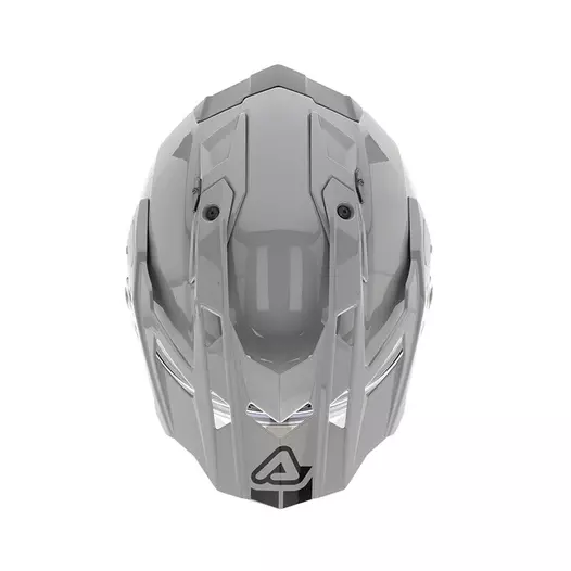 Acerbis Attack Мотошлем Grey Gloss Серый