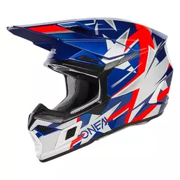 O Neal 3 Srs 2206 Ride Мотошлем Blue White Red Синий