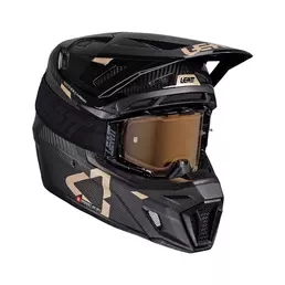 Leatt 9.5 Carbon V.25 Мотошлем Black Черный (размер: s)