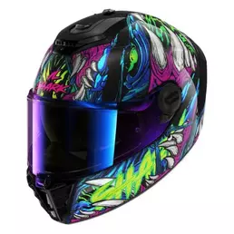 SHARK Spartan RS Shaytan integralhelm Black / Green / Violet