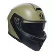 Agv Streetmodular Mono Modular Мотошлем Green Matt Серый