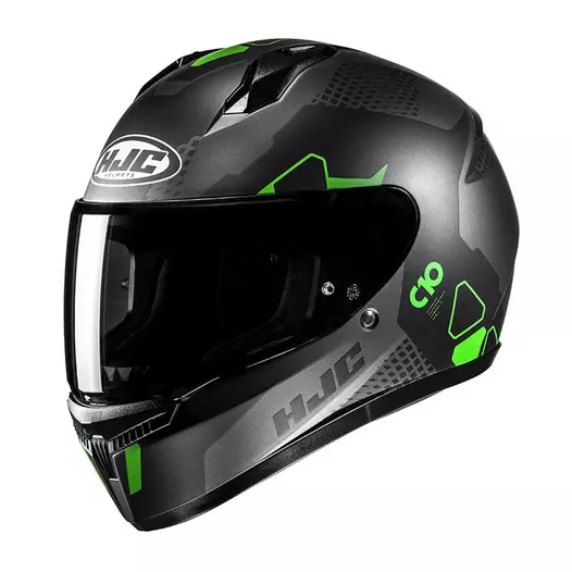 Hjc C10 Aspa Мотошлем Green Зеленый (размер: xs)