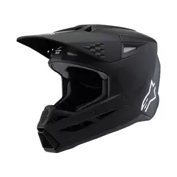 Alpinestars S-m3 Youth Solid Мотошлем Black Matt Черный
