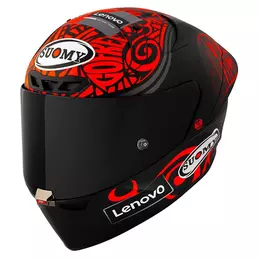 Suomy S1-xr Gp Bagnaia Replica 2024 Мотошлем Matt Красный