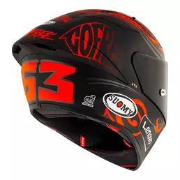 Suomy S1-xr Gp Bagnaia Replica 2024 Мотошлем Matt Красный