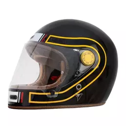 BY CITY Roadster III integralhelm Черно-желтый