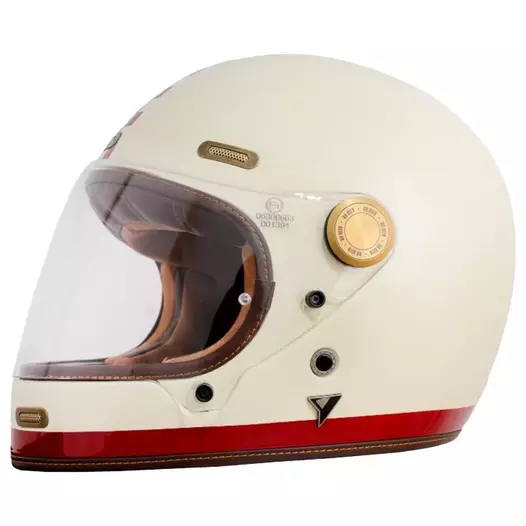 BY CITY Roadster III integralhelm Красно-белый (размер: xs)