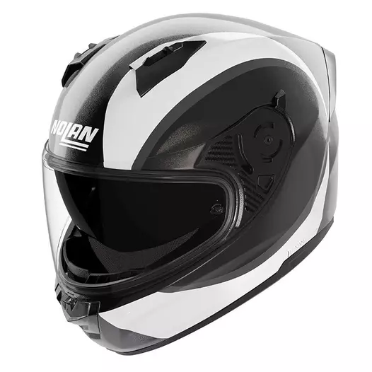 Nolan N60.6 Bifase Мотошлем Black White Черный (размер: xs)